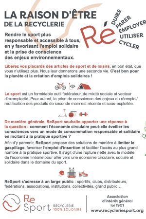 Raison d'être de Resport