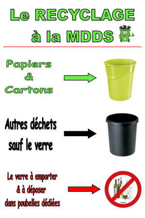 Rappel Recyclage MDDS